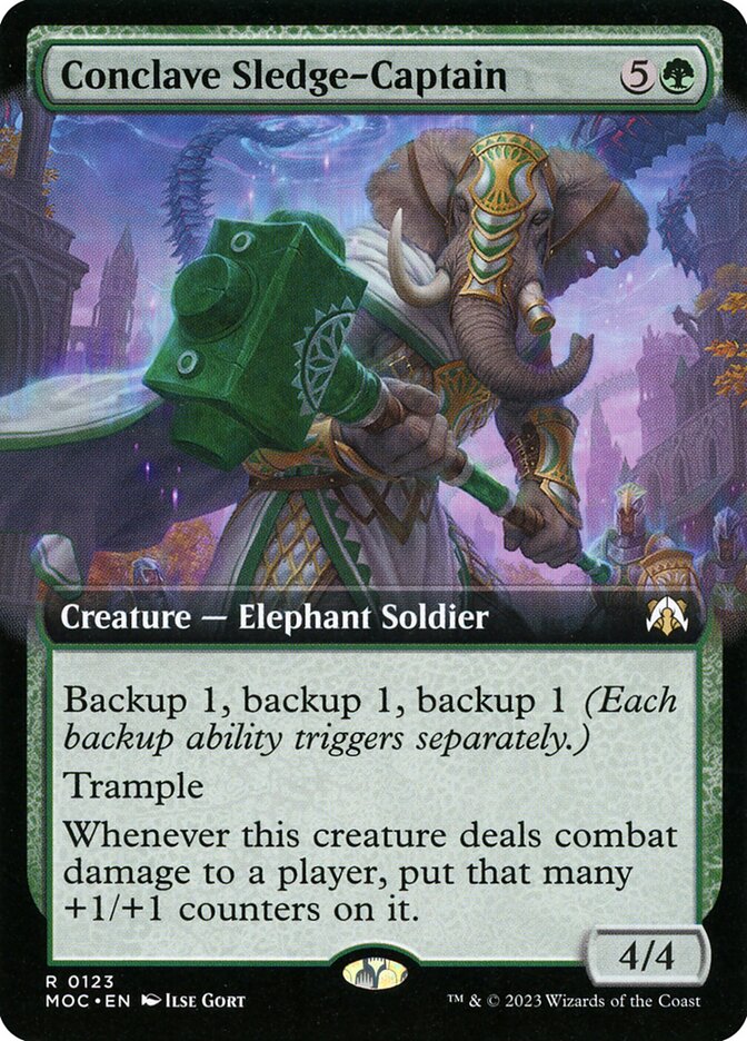 Capitão de Marreta do Conclave / Conclave Sledge-Captain - Magic: The Gathering - MoxLand