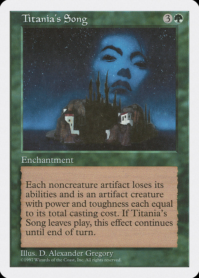 Canção de Titânia / Titania's Song - Magic: The Gathering - MoxLand