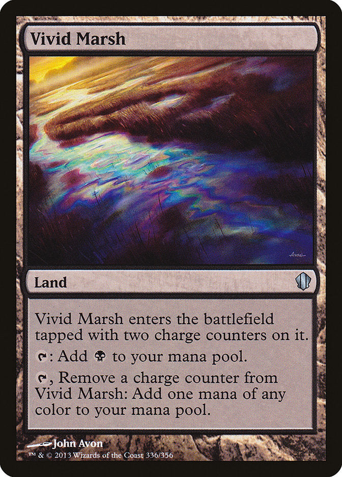 Pântano Vívido / Vivid Marsh - Magic: The Gathering - MoxLand