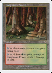 Floresta Karplusana / Karplusan Forest - Magic: The Gathering - MoxLand