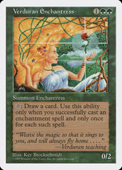 Bruxa de Verduran / Verduran Enchantress - Magic: The Gathering - MoxLand