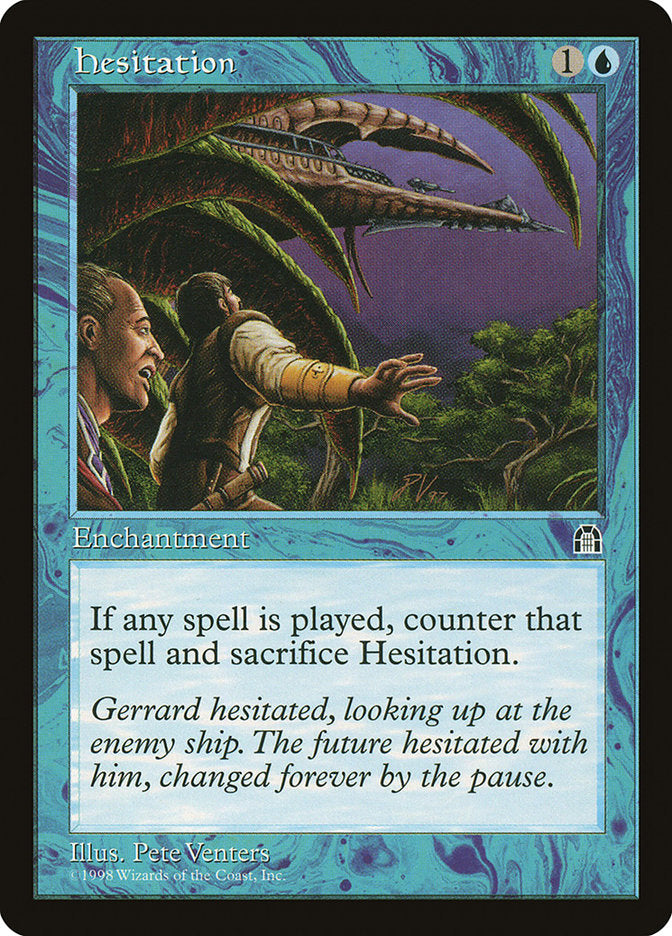 Hesitacão / Hesitation - Magic: The Gathering - MoxLand