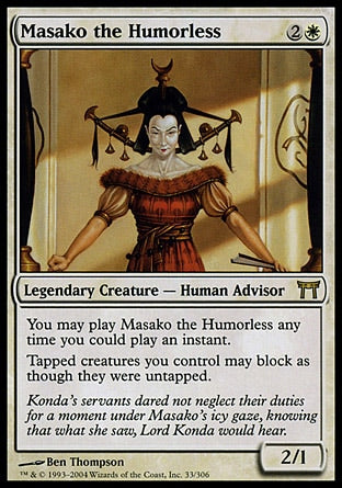 Masako, a Desanimada / Masako the Humorless - Magic: The Gathering - MoxLand