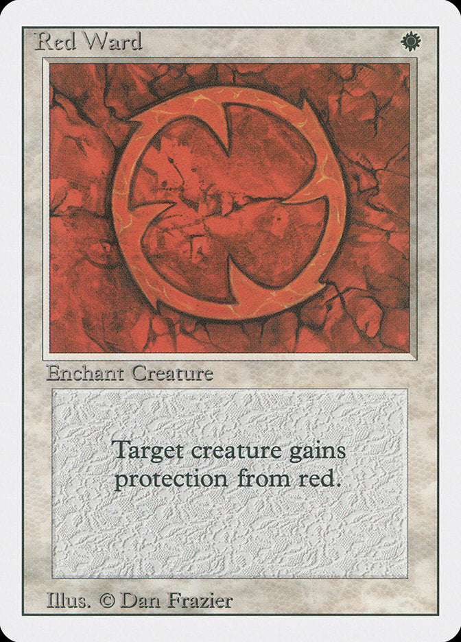 Defesa Vermelha / Red Ward - Magic: The Gathering - MoxLand