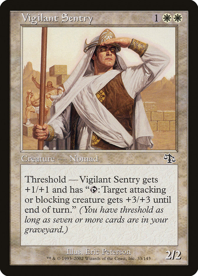 Sentinela Vigilante / Vigilant Sentry - Magic: The Gathering - MoxLand