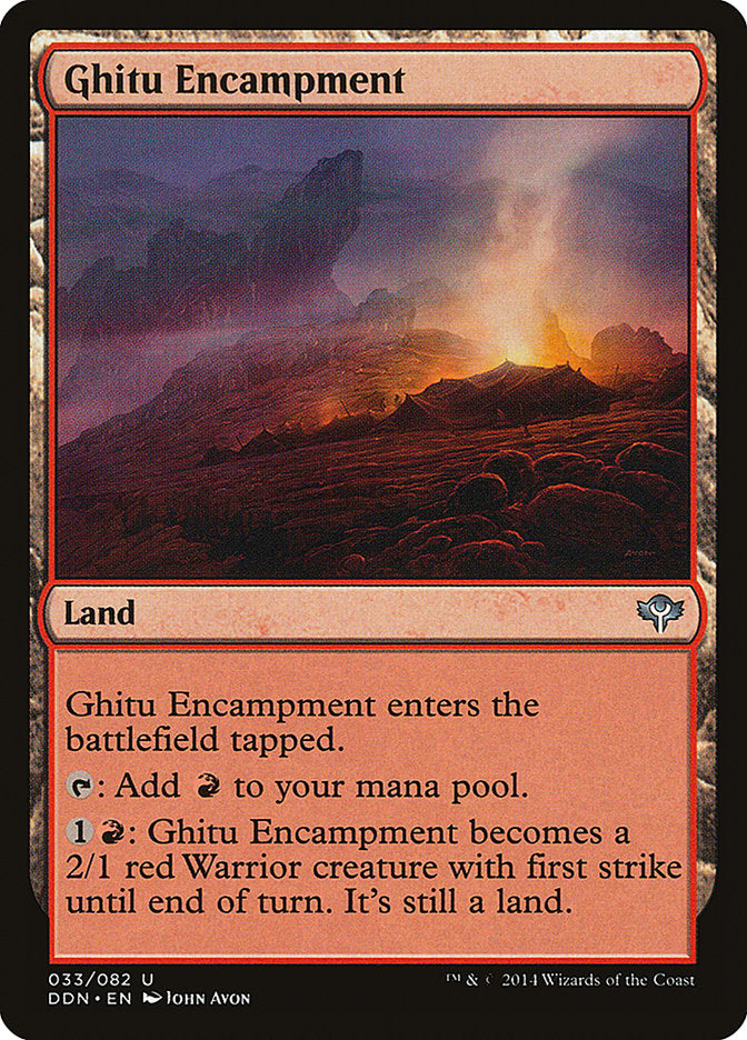 Acampamento Ghitu / Ghitu Encampment - Magic: The Gathering - MoxLand