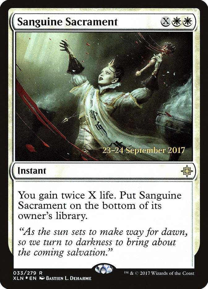 Sacramento Sanguíneo / Sanguine Sacrament - Magic: The Gathering - MoxLand