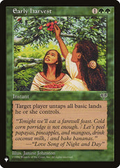 Colheita Precoce / Early Harvest - Magic: The Gathering - MoxLand