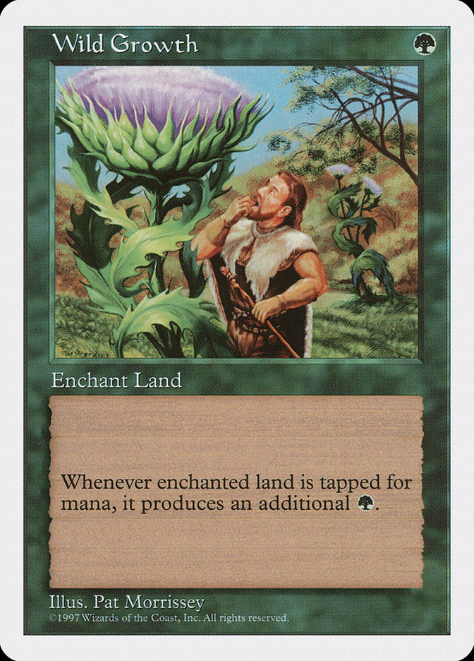 Crescimento Virente / Wild Growth - Magic: The Gathering - MoxLand