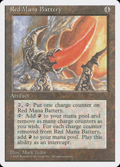 Bateria de Mana Vermelho / Red Mana Battery - Magic: The Gathering - MoxLand