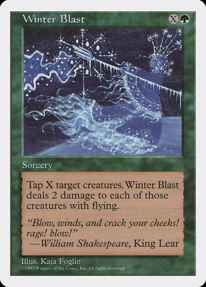 Maldição de Inverno / Winter Blast - Magic: The Gathering - MoxLand