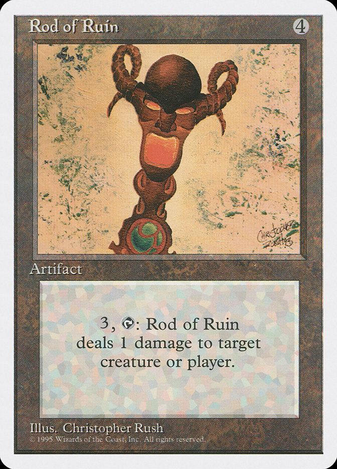 Bastão da Ruína / Rod of Ruin - Magic: The Gathering - MoxLand