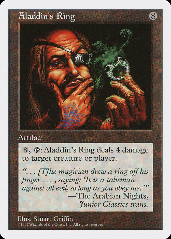 Anel de Aladim / Aladdin's Ring - Magic: The Gathering - MoxLand