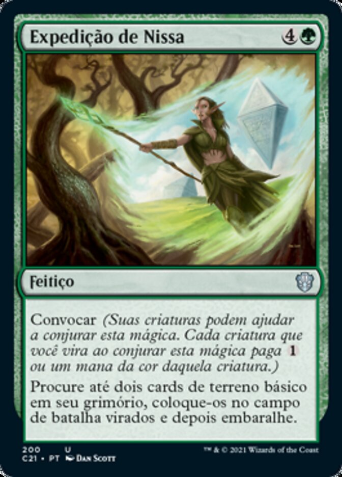 Expedição de Nissa / Nissa's Expedition - Magic: The Gathering - MoxLand