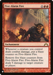 Incêndio de Nível Cinco / Five-Alarm Fire - Magic: The Gathering - MoxLand