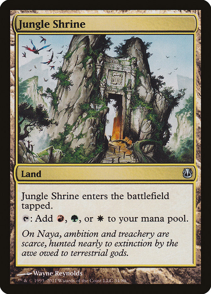 Sacrário da Selva / Jungle Shrine - Magic: The Gathering - MoxLand