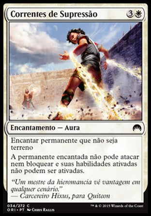 Correntes de Supressão / Suppression Bonds - Magic: The Gathering - MoxLand