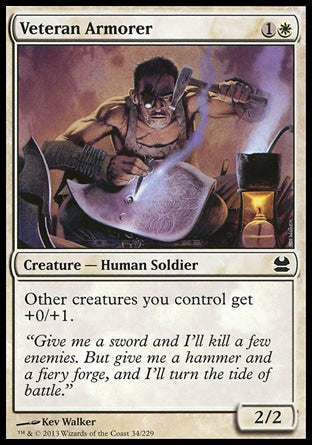 Armeiro Veterano / Veteran Armorer - Magic: The Gathering - MoxLand