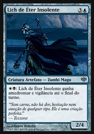 Lich de Éter Insolente / Scornful Æther-Lich - Magic: The Gathering - MoxLand