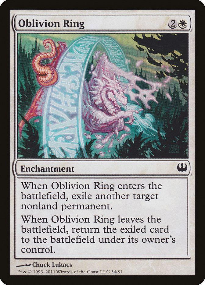 Anel do Esquecimento / Oblivion Ring - Magic: The Gathering - MoxLand