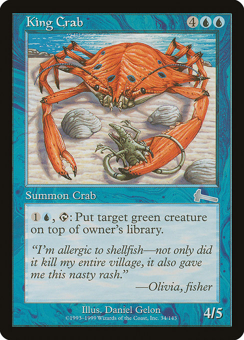 Caranguejo Rei / King Crab - Magic: The Gathering - MoxLand