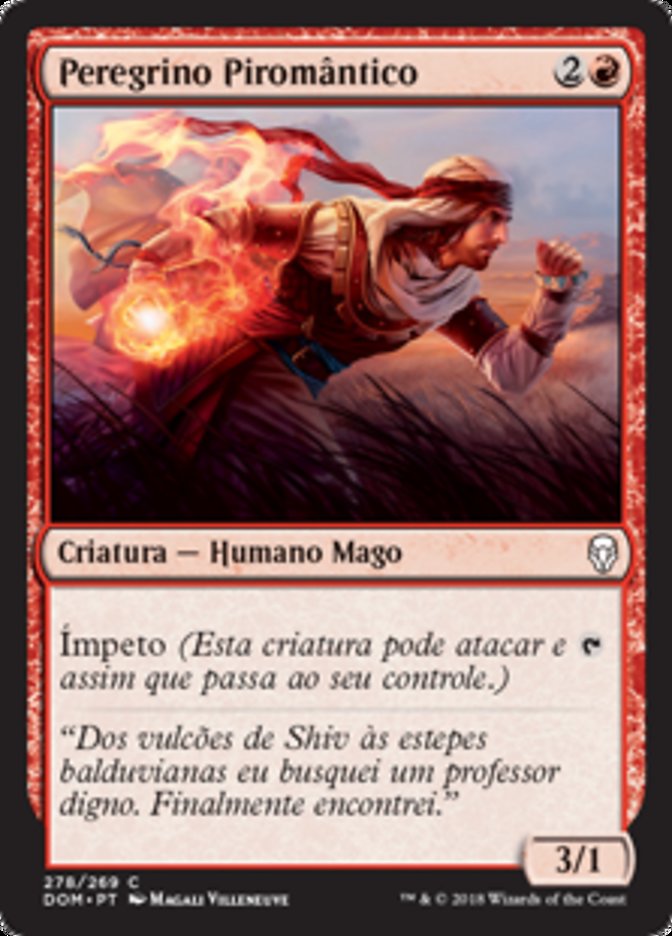Peregrino Piromântico / Pyromantic Pilgrim - Magic: The Gathering - MoxLand
