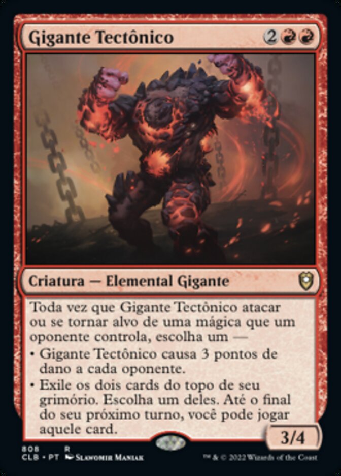 Gigante Tectônico / Tectonic Giant - Magic: The Gathering - MoxLand