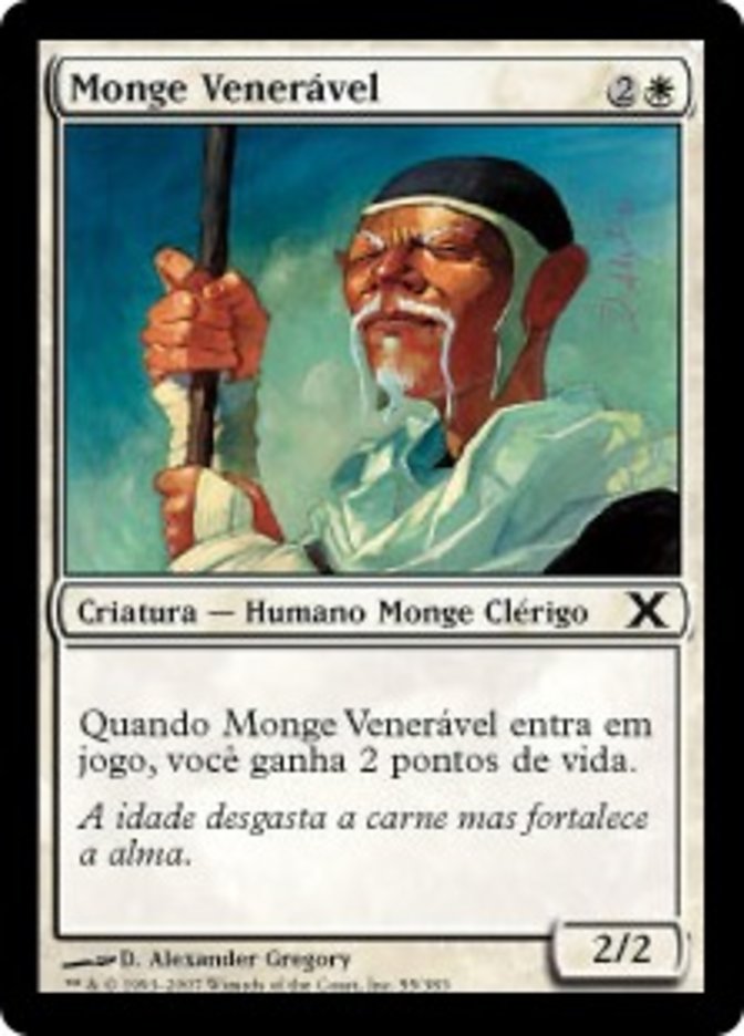 Monge Venerável / Venerable Monk - Magic: The Gathering - MoxLand