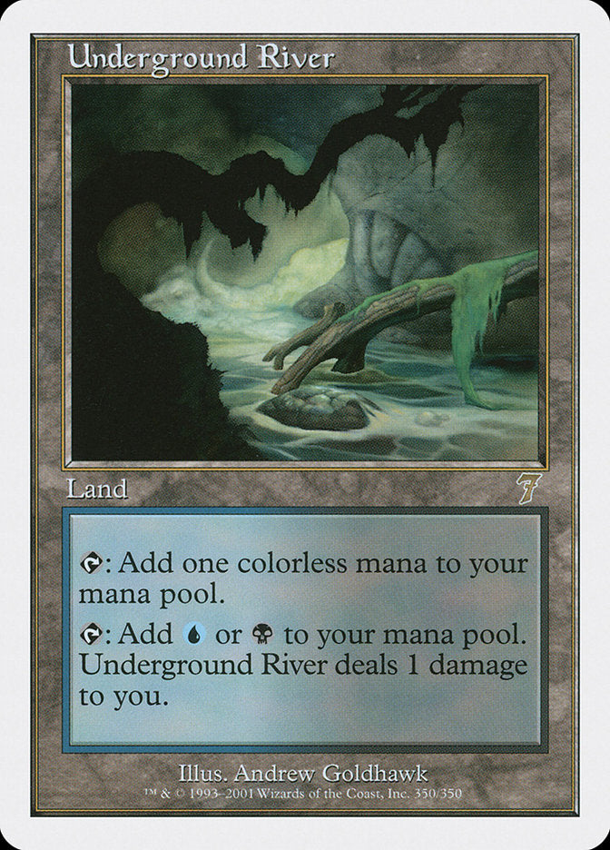 Rio Subterrâneo / Underground River - Magic: The Gathering - MoxLand