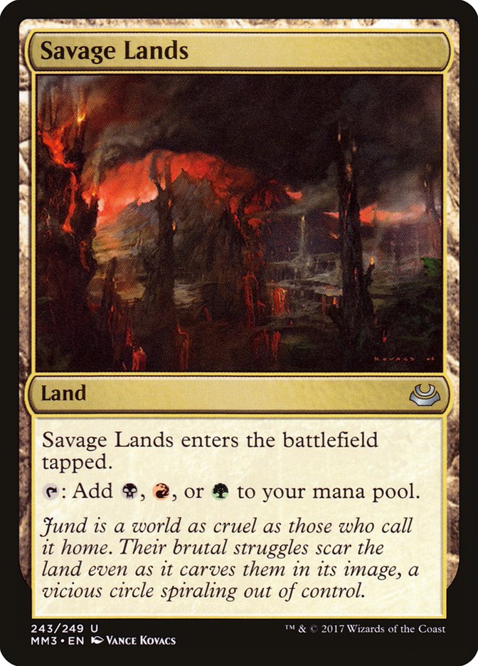 Terras Selvagens / Savage Lands - Magic: The Gathering - MoxLand