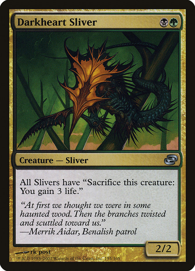 Fractius do Coração Sombrio / Darkheart Sliver - Magic: The Gathering - MoxLand