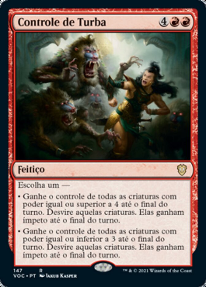 Controle de Turba / Mob Rule - Magic: The Gathering - MoxLand