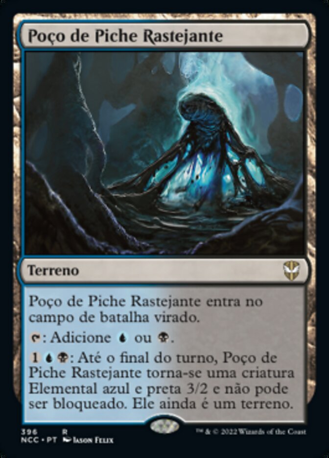 Poço de Piche Rastejante / Creeping Tar Pit - Magic: The Gathering - MoxLand