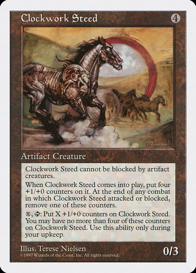 Corcel Mecânico / Clockwork Steed - Magic: The Gathering - MoxLand