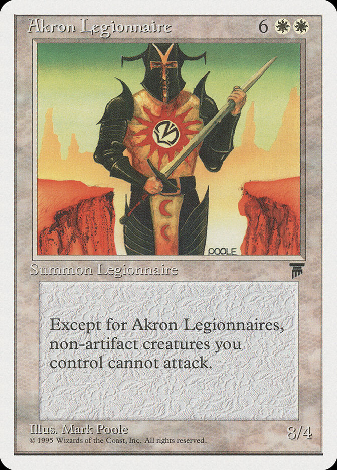 Legionário de Akron / Akron Legionnaire - Magic: The Gathering - MoxLand