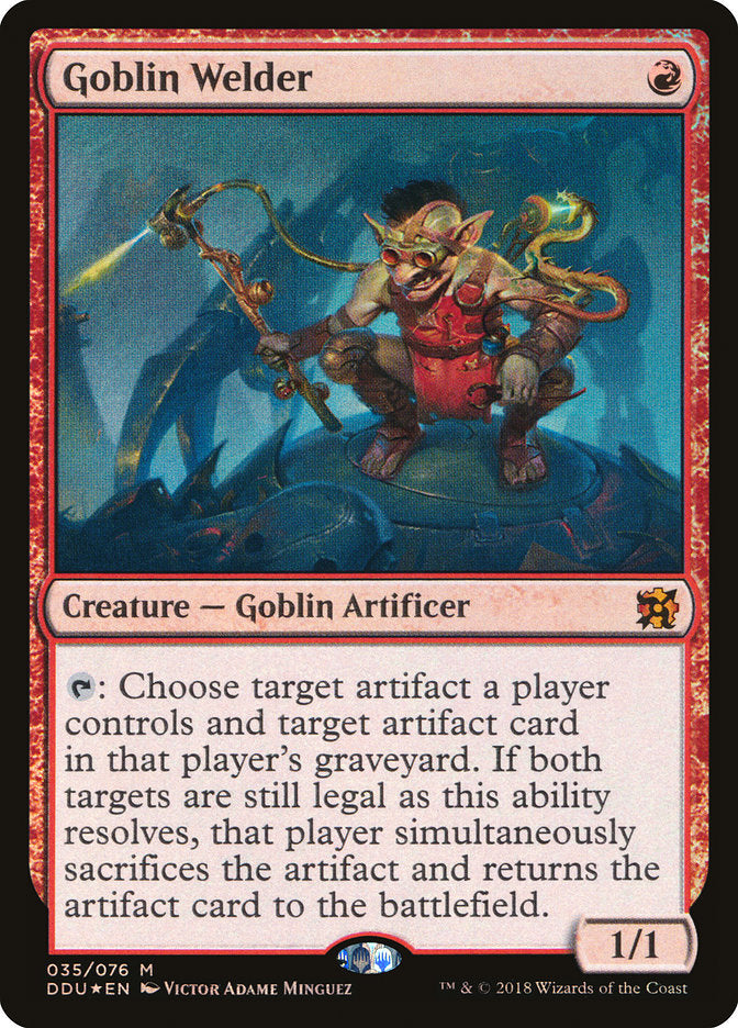 Goblin Soldador / Goblin Welder - Magic: The Gathering - MoxLand