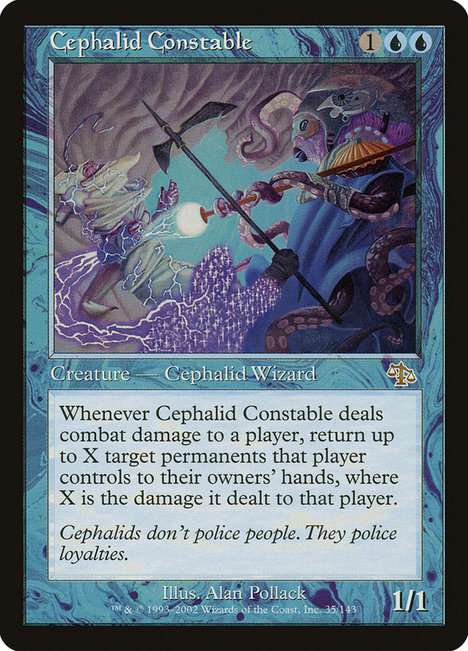 Policial Cefálida / Cephalid Constable - Magic: The Gathering - MoxLand