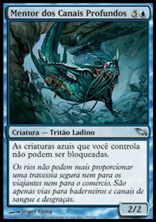 Mentor dos Canais Profundos / Deepchannel Mentor - Magic: The Gathering - MoxLand