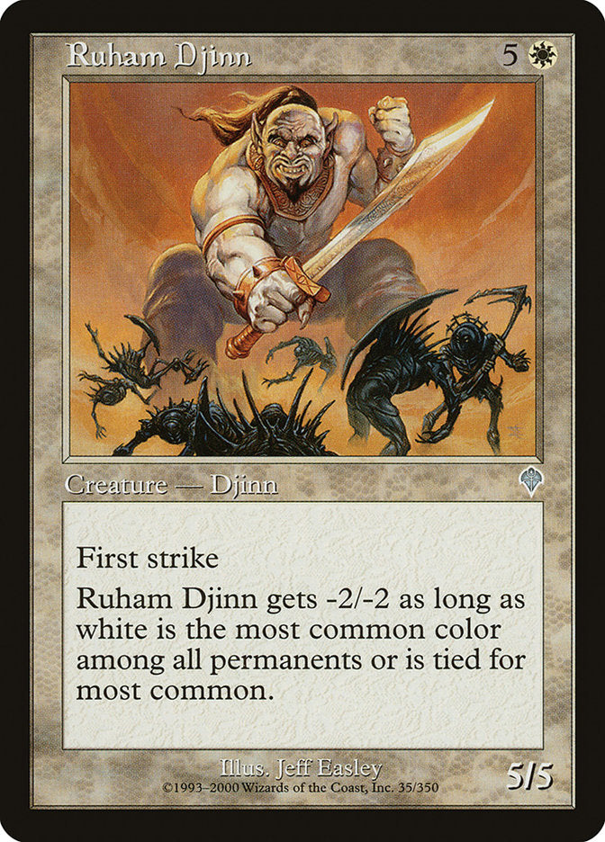 Gênio Ruham / Ruham Djinn - Magic: The Gathering - MoxLand