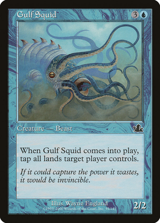 Lula do Golfo / Gulf Squid - Magic: The Gathering - MoxLand