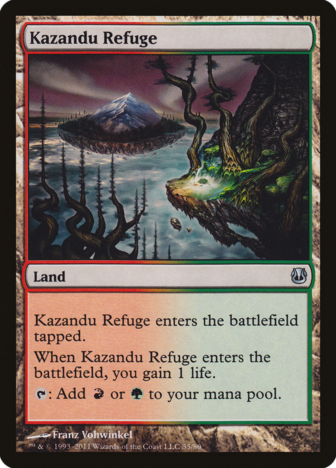 Refúgio de Kazandu / Kazandu Refuge - Magic: The Gathering - MoxLand