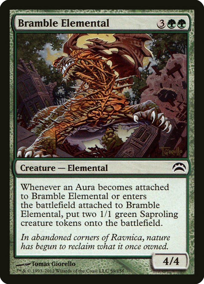 Elemental Espinhoso / Bramble Elemental - Magic: The Gathering - MoxLand