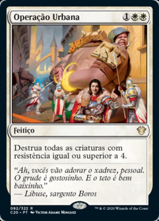 Operação Urbana / Citywide Bust - Magic: The Gathering - MoxLand