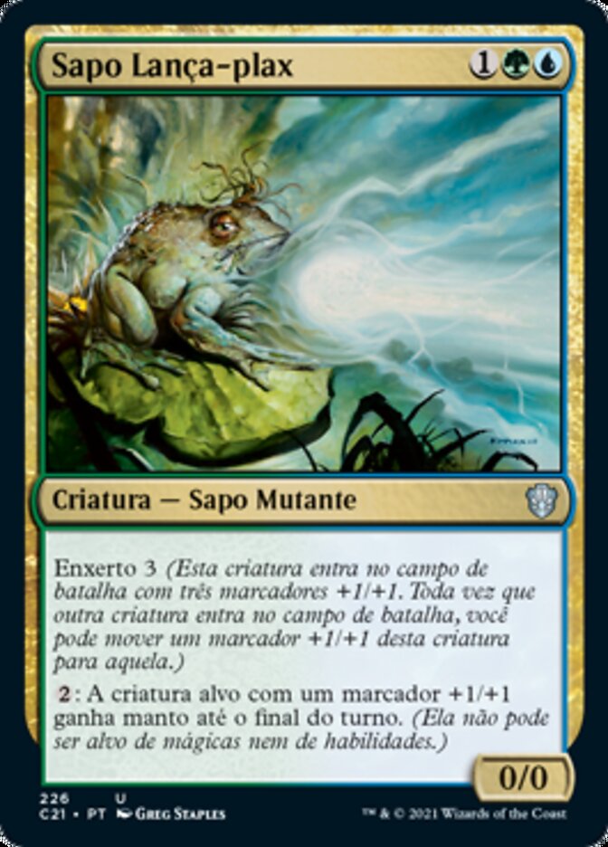 Sapo Lança-plax / Plaxcaster Frogling - Magic: The Gathering - MoxLand