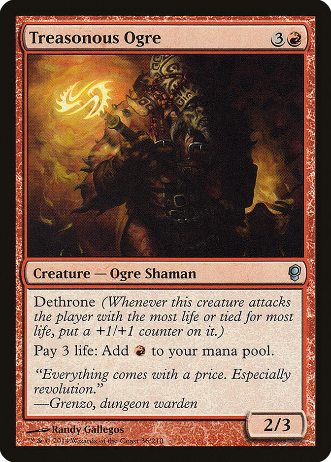 Treasonous Ogre / Treasonous Ogre - Magic: The Gathering - MoxLand