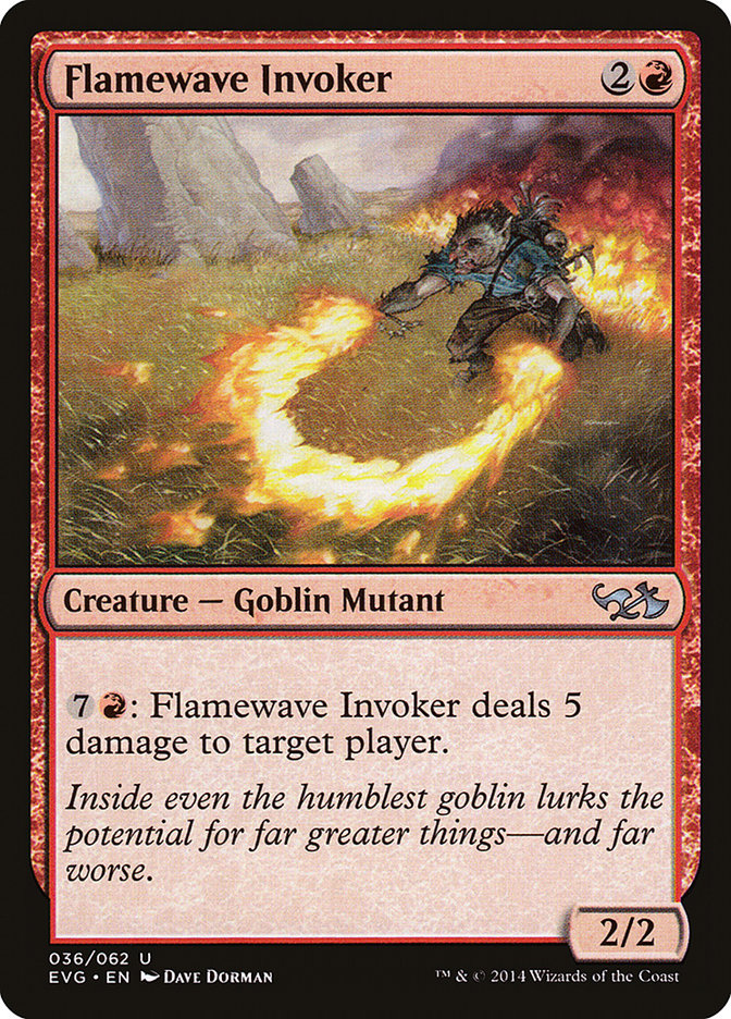 Invocador da Onda de Chamas / Flamewave Invoker - Magic: The Gathering - MoxLand