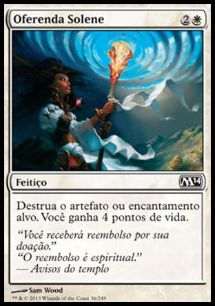 Oferenda Solene / Solemn Offering - Magic: The Gathering - MoxLand