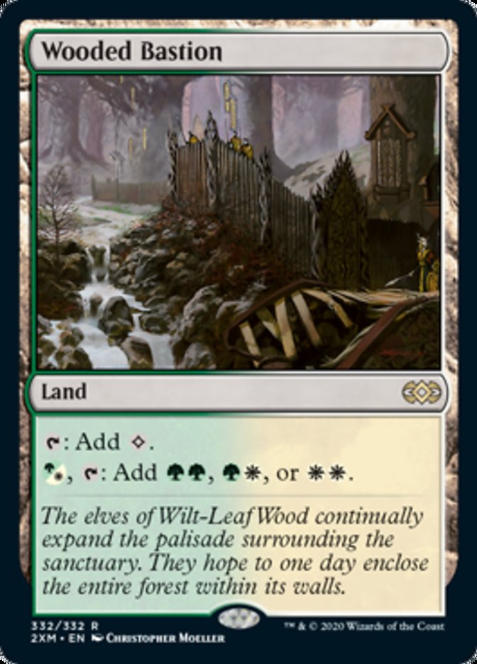 Bastião Florestal / Wooded Bastion - Magic: The Gathering - MoxLand