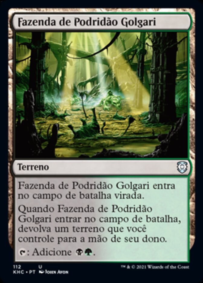 Fazenda de Podridão Golgari / Golgari Rot Farm - Magic: The Gathering - MoxLand