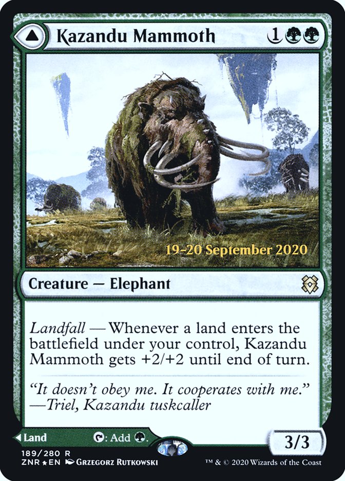 Mamute de Kazandu / Kazandu Mammoth - Magic: The Gathering - MoxLand